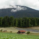 Gunung Gede dilihat dari daerah Goalpara Sukabumi, jawa Barat