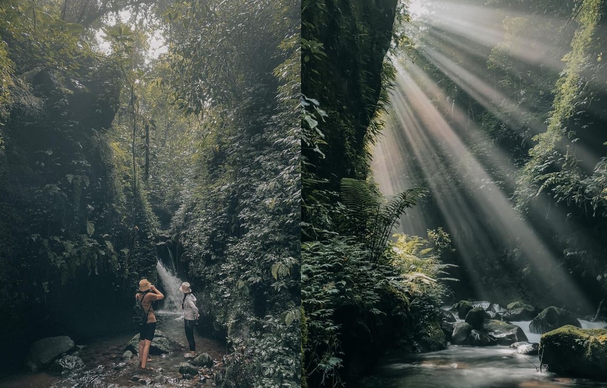 Green Canyon di Kebun Paman Sukabumi | Foto: Instagram/kebunpaman_smi